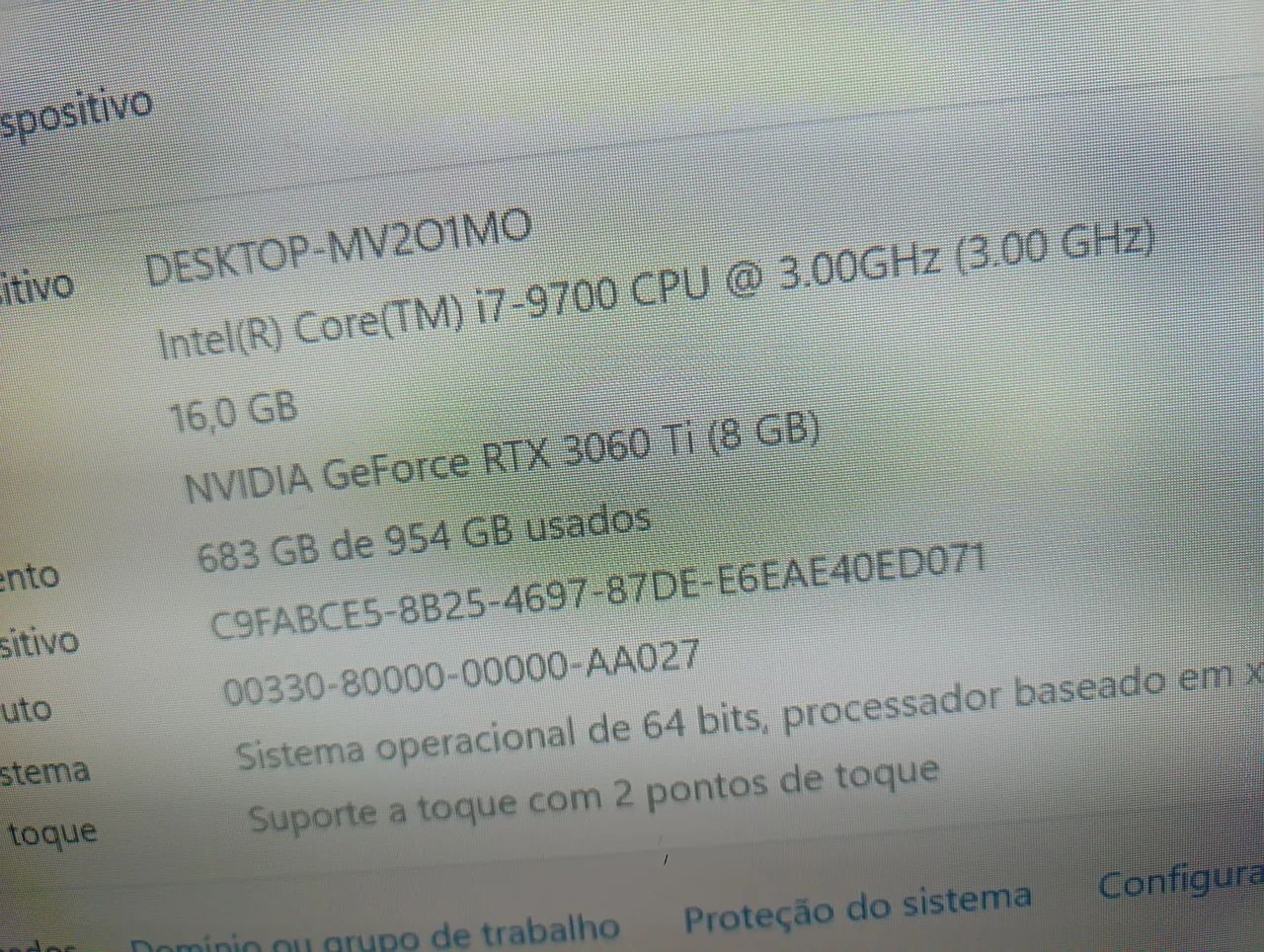 Pc gamer Intel core i7-9700+RTX3060ti - Foto 4