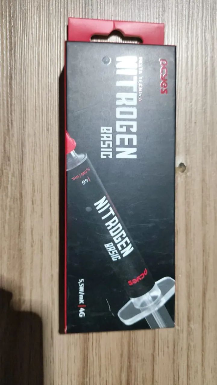 Pasta Termica Gamer Prata Pcyes Nitrogen Basic 5,5w/mk 4g - Foto 2
