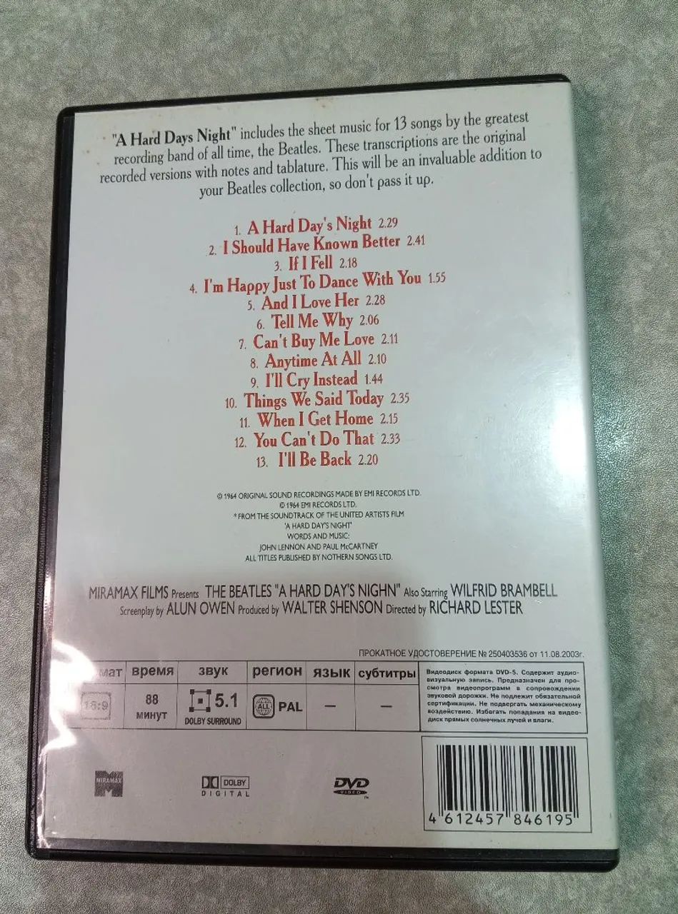 Dvd Importado The Beatles A Hard Days Night - Foto 2