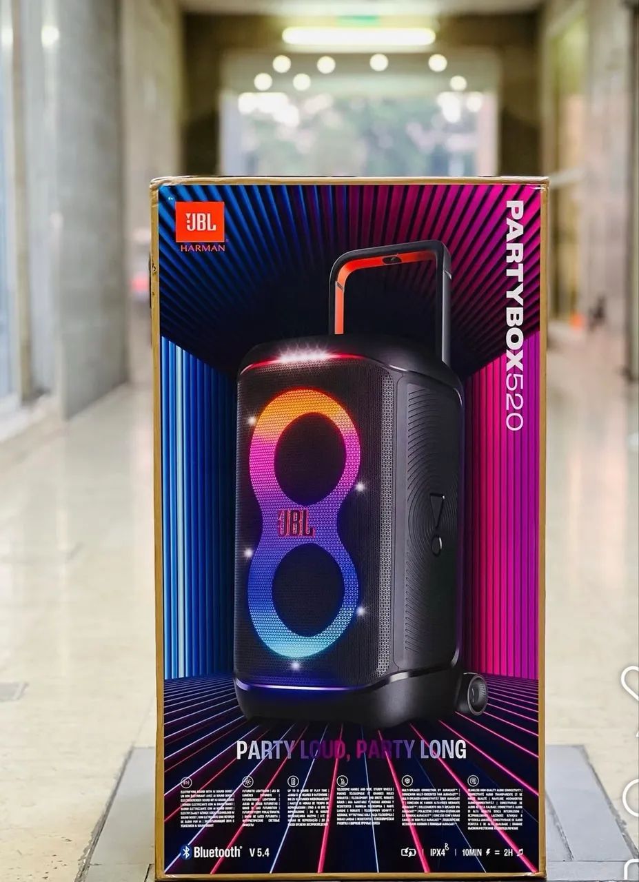 JBL PartyBox 520 - Lacrada , Nota fiscal 