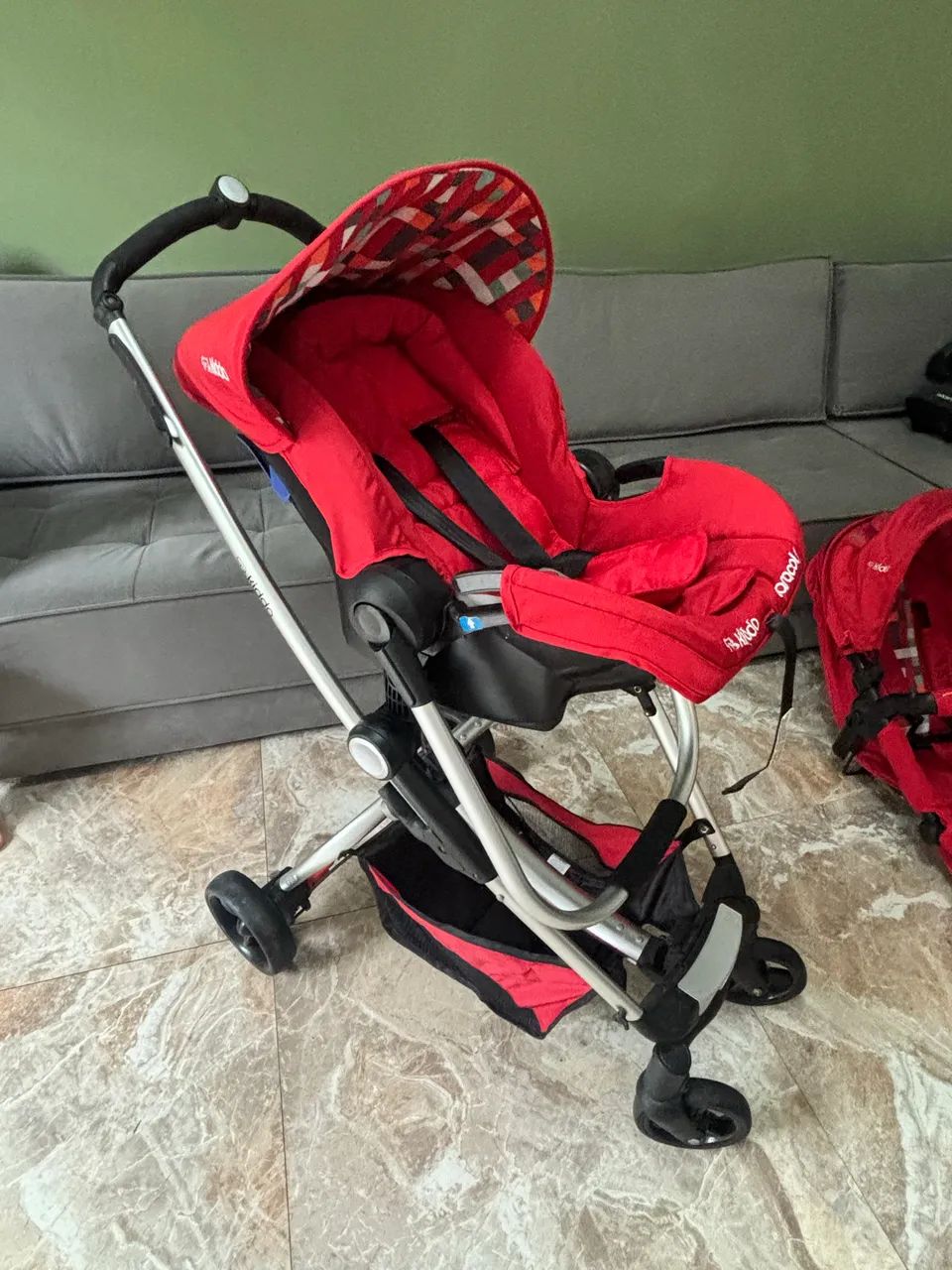 Carrinho de Bebê Travel System Eclipse + Bebê Conforto Kiddo - Foto 5