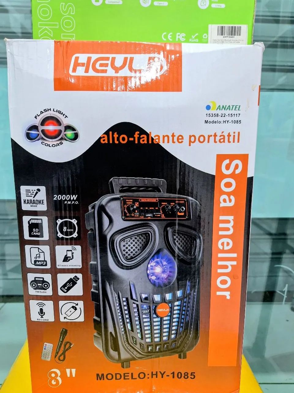 Promoção dia dos pais: Caixa de som NOVA: 2.000 watts PMPO, Som top!! - Foto 3