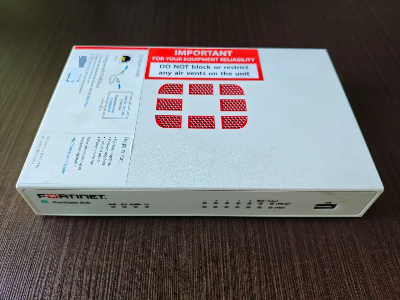 Firewall Fortinet Fortigate 50E - Foto 3