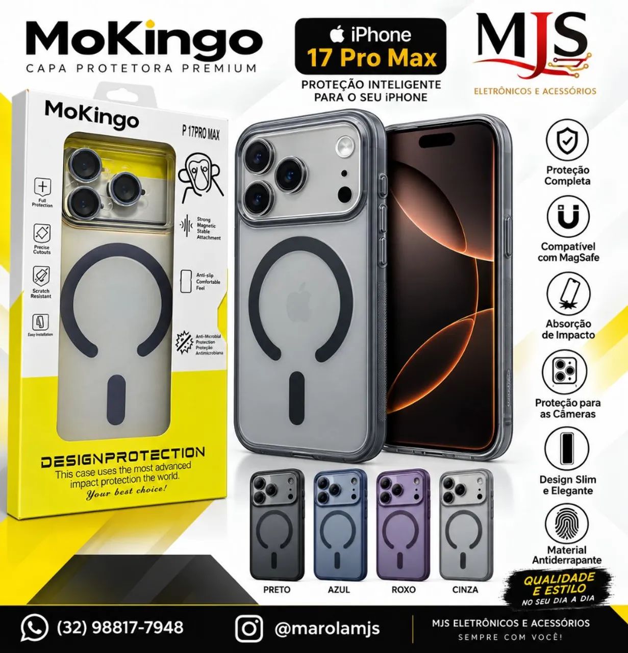 Capa de celular iPhone 17 pro max - Foto 4