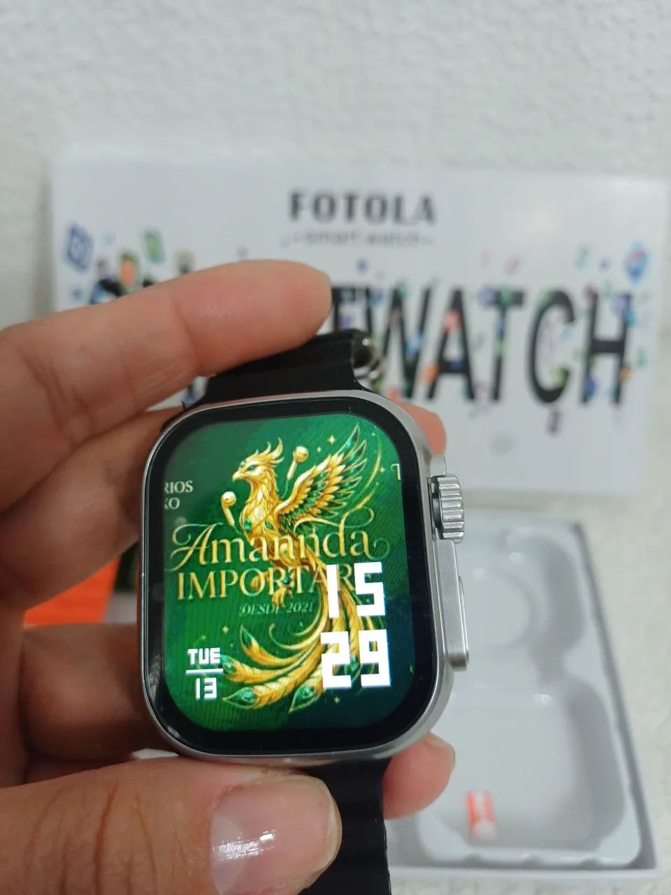Smartwatch ultra com pulseira Extra 