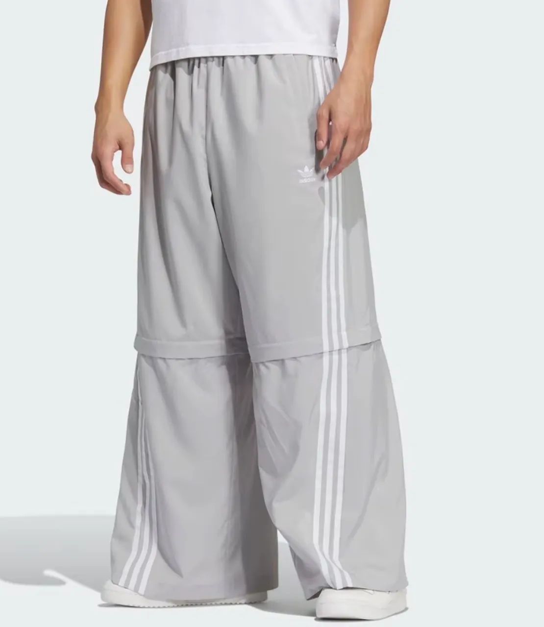 Calça Adidas zip off cinza - Foto 2
