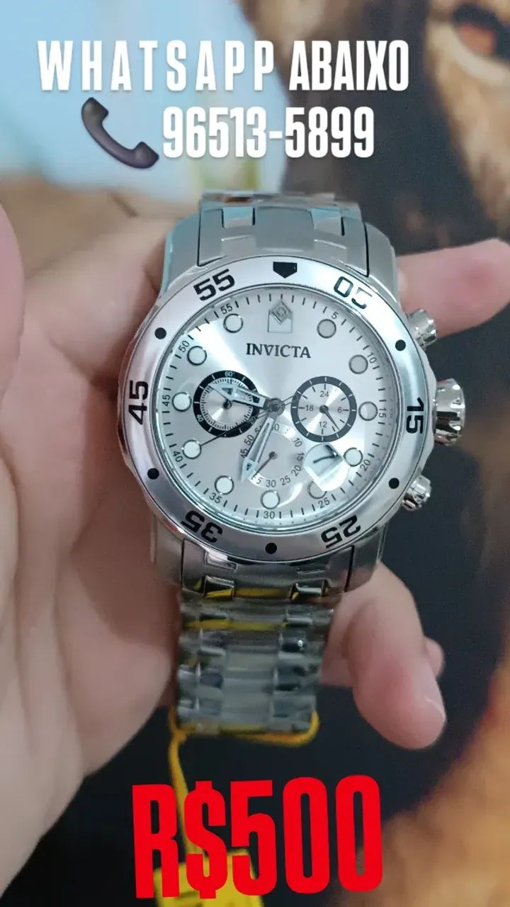 Relógio INVICTA PRO DIVER MULTIFUNCIONAL MOSTRADOR BRANCO  - Foto 2