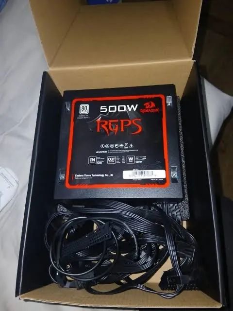 Fonte 500w Redragon RGPS 80Plus Bronze GC PS001-1