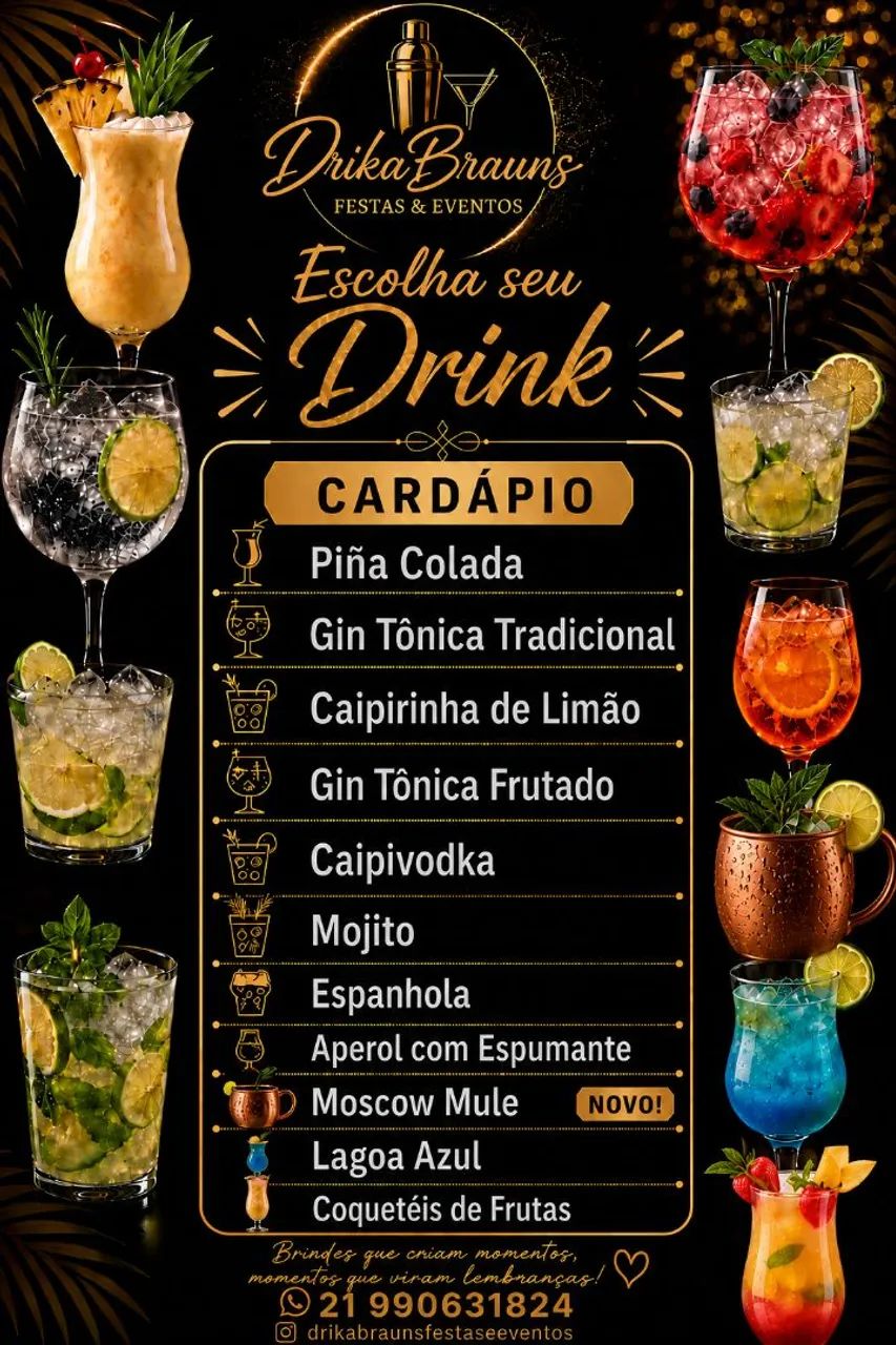 Open bar e barman 