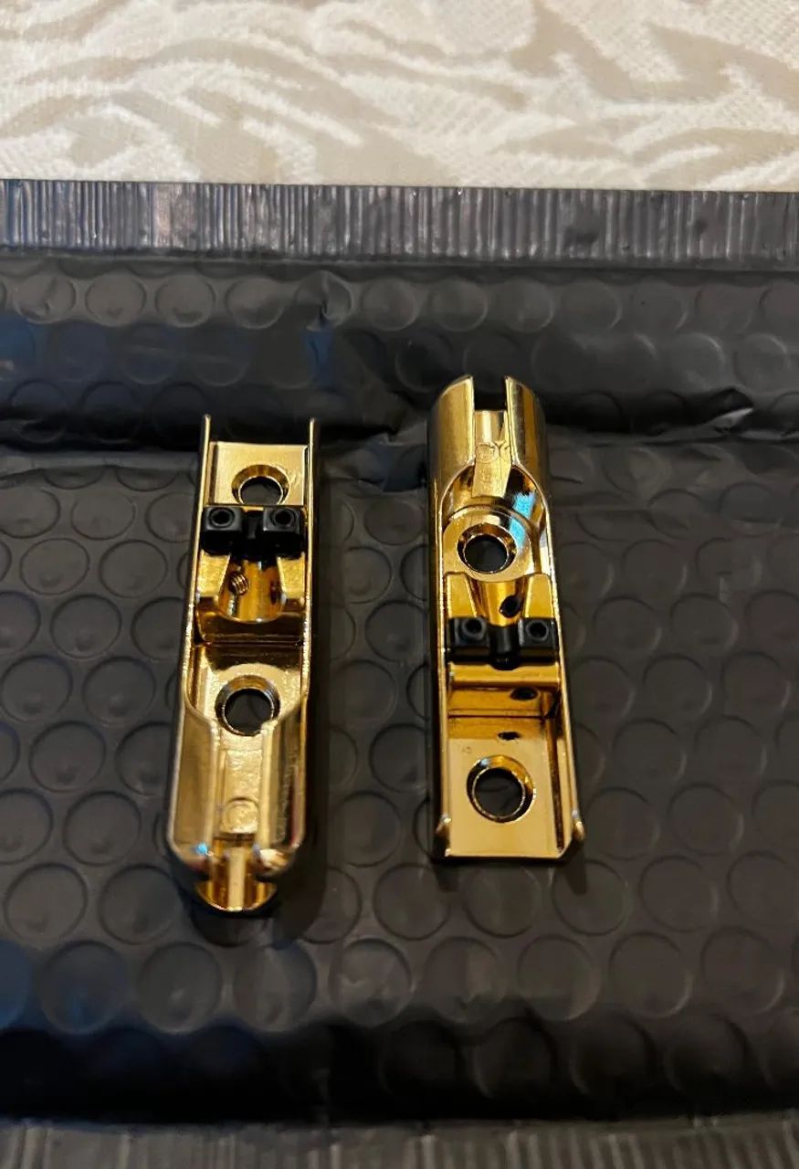 Ponte Monorail dourado 