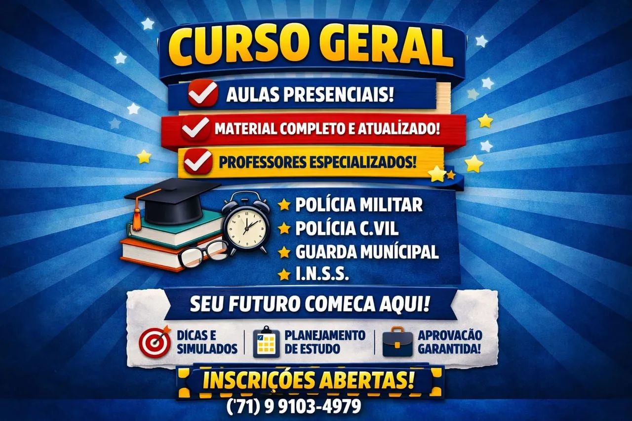 Curso preparatório  para concu