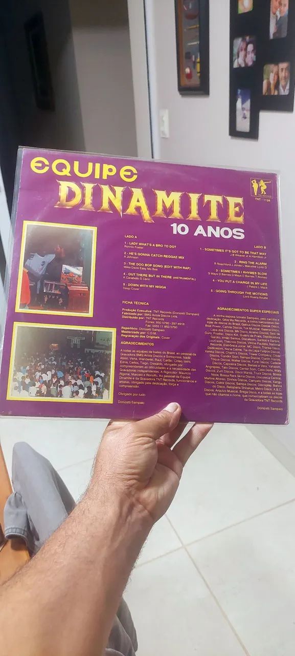 Disco de vinil Equipe Dinamite  - Foto 2