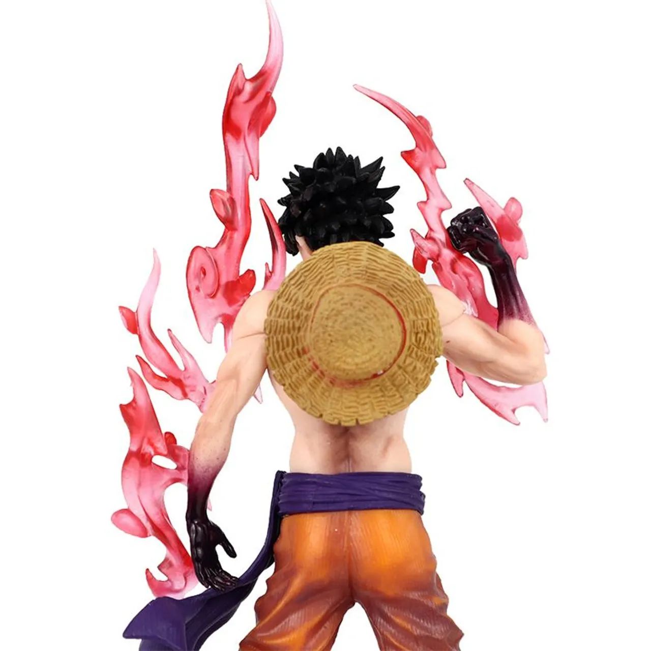 Boneco Luffy Chapéu de Palha Anime One Piece Miniatura Action Figure 24cm - Foto 5