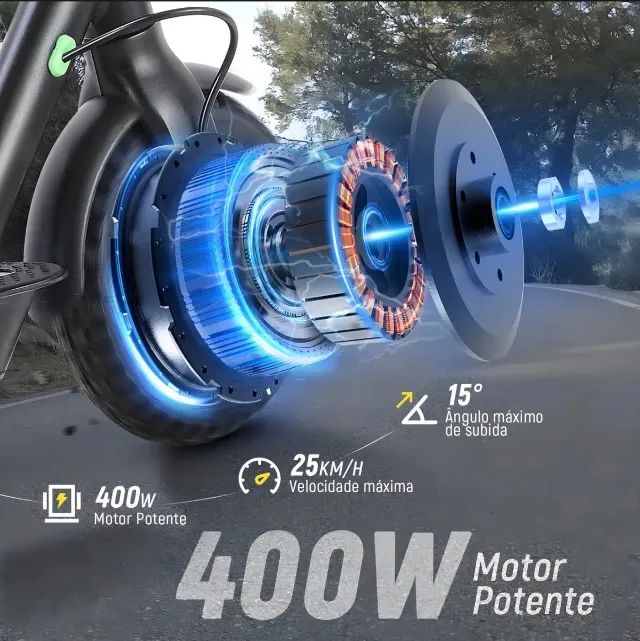 GM5 P1 MAX 400W 30km de autonomia Pneus 10polegadas  - Foto 2
