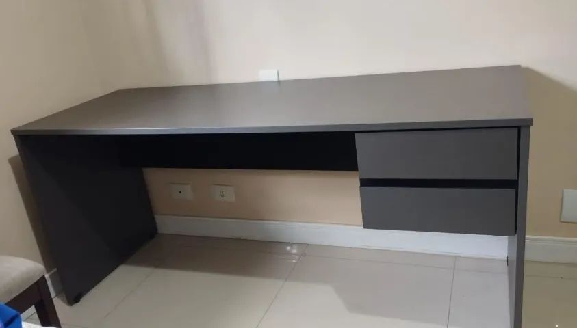 Mesa reta escritório/home office