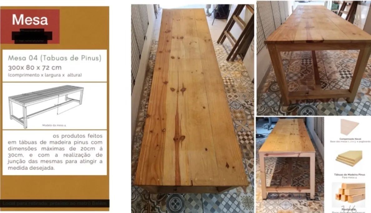 Mesa de Pinus