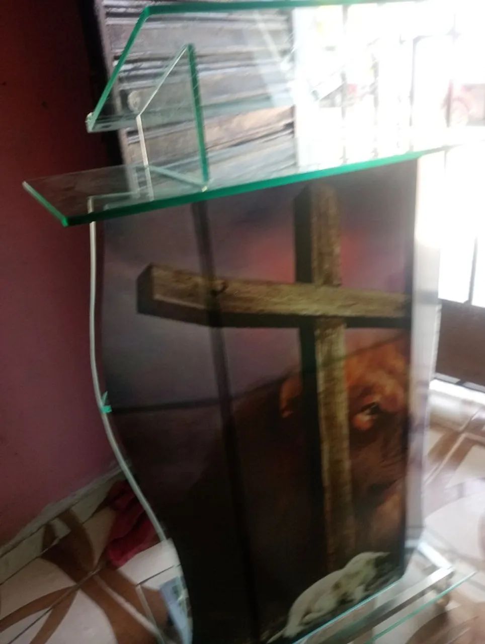 Altares de vidro púlpito para igreja entrega grátis  - Foto 4