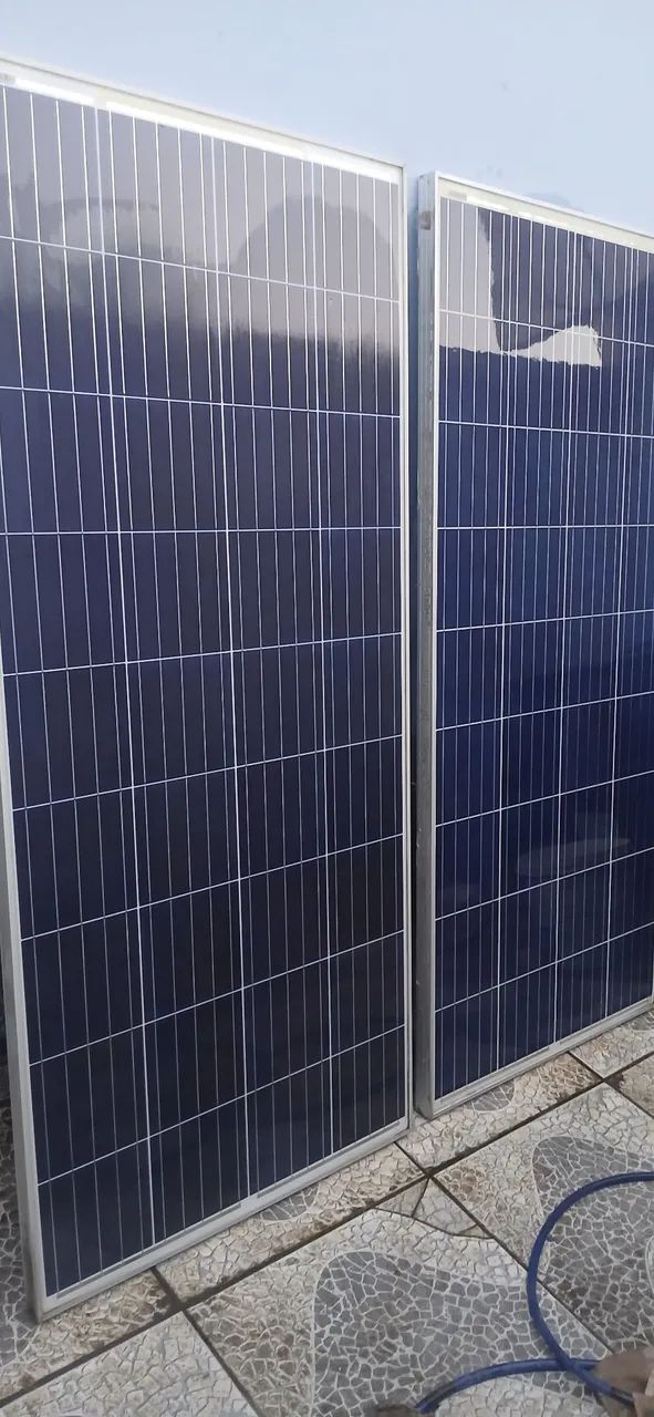 Vende-se quatro placas solar e dois controlador de carga  - Foto 3