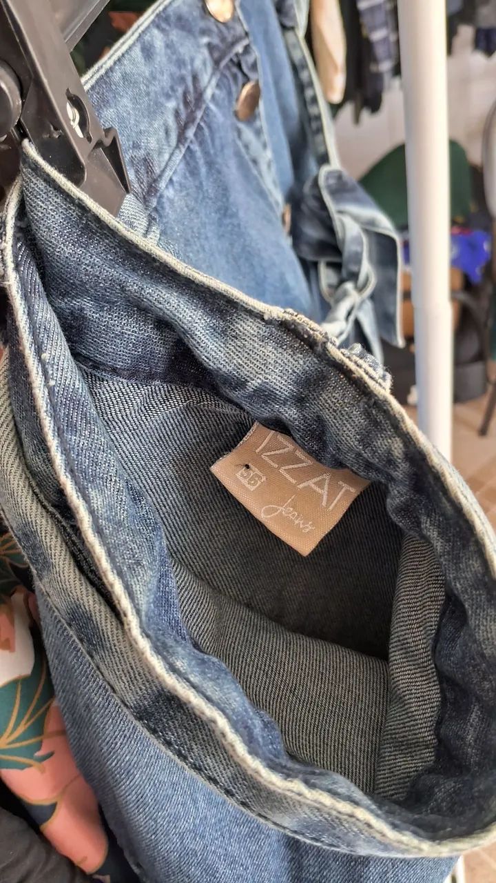 Saia jeans longa plus Size - Foto 5