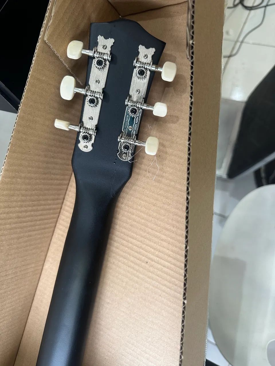 Violão preto Folk  - Foto 2