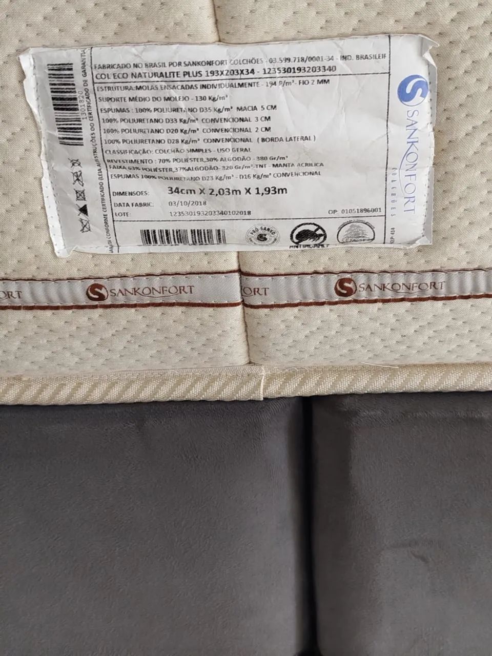 Vendo colchão sankofort king  - Foto 3