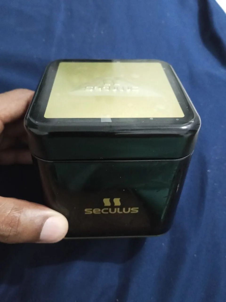 Relógio Seculus masculino dourado  - Foto 2