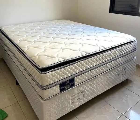Cama box diamond blue Gazin 