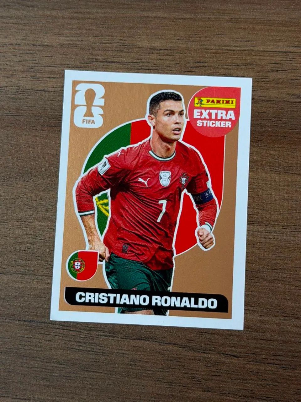 Figurinha Cristiano Ronaldo legend Bronze 