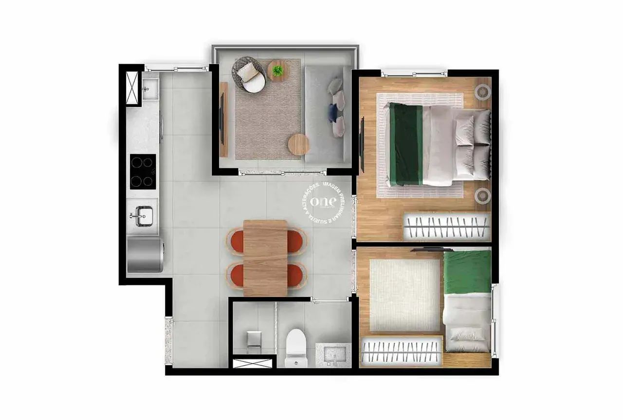 APARTAMENTO VENDA COM 38M² 2 DORMITÓRIOS E VARANDA - PRÓXIMO A AV JABAQUARA E METRÔ CONCEI - Foto 5