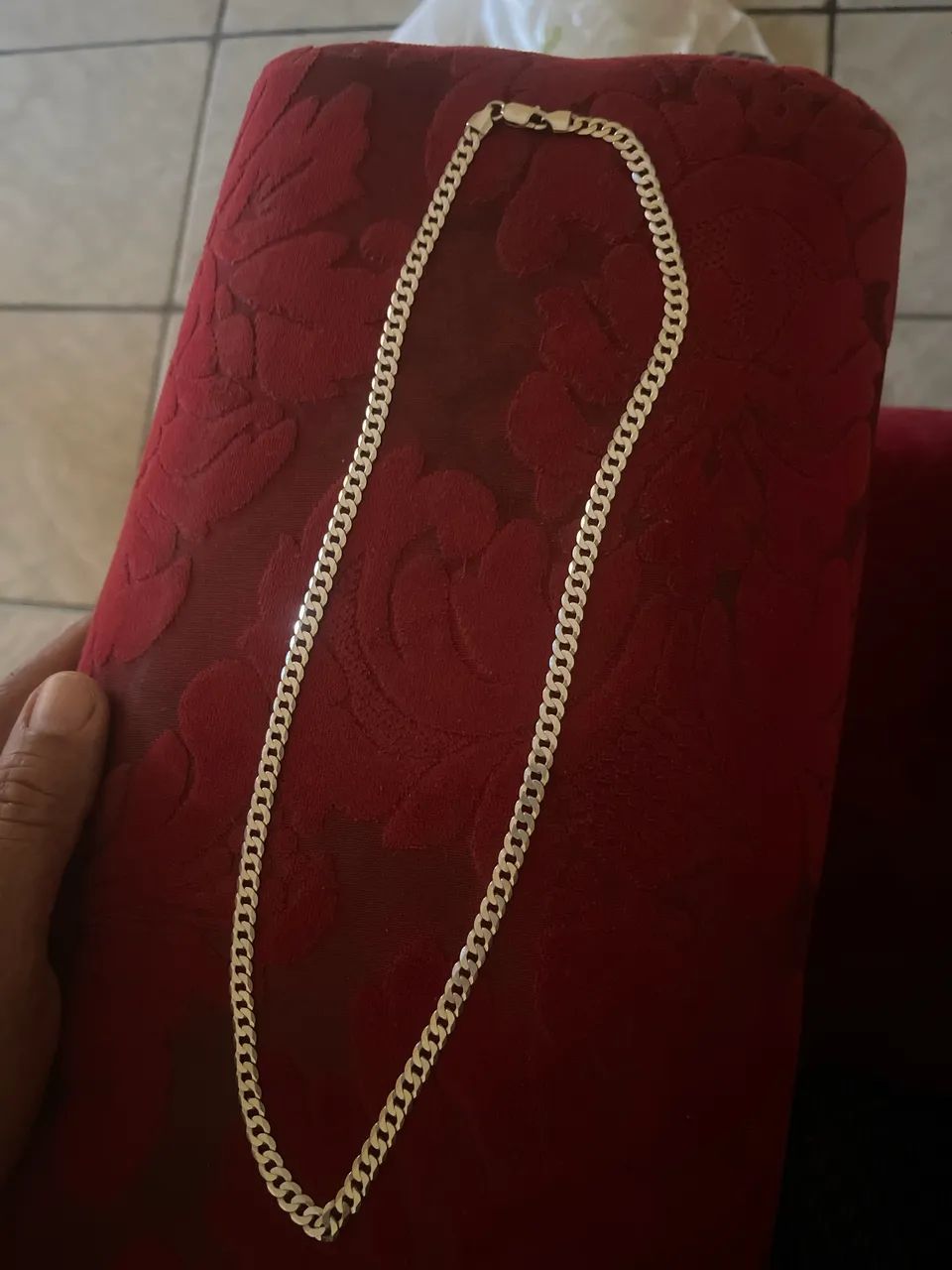 Cordão de prata 925 original