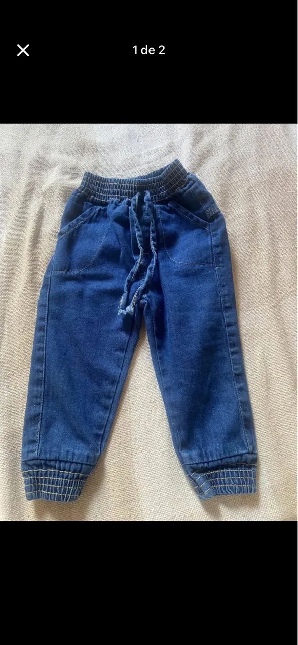 Calça jeans unissex 