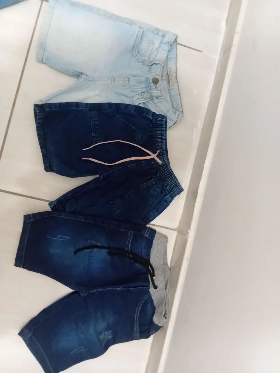 Bermudas tamanho 4 anos 