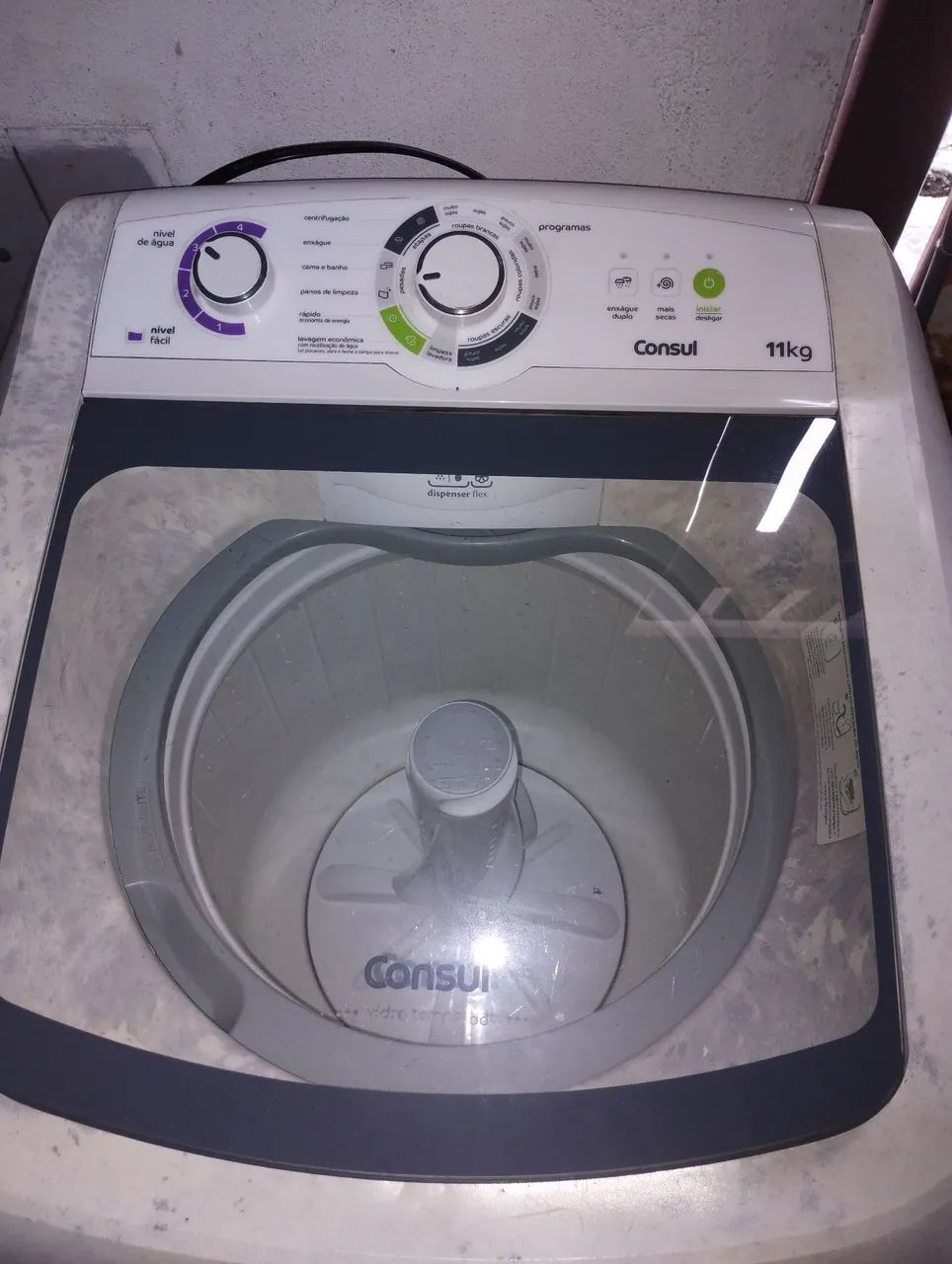 Máquina de lavar roupa Consul em perfeito estado funcionando todas as funções 11 kgs  - Foto 3