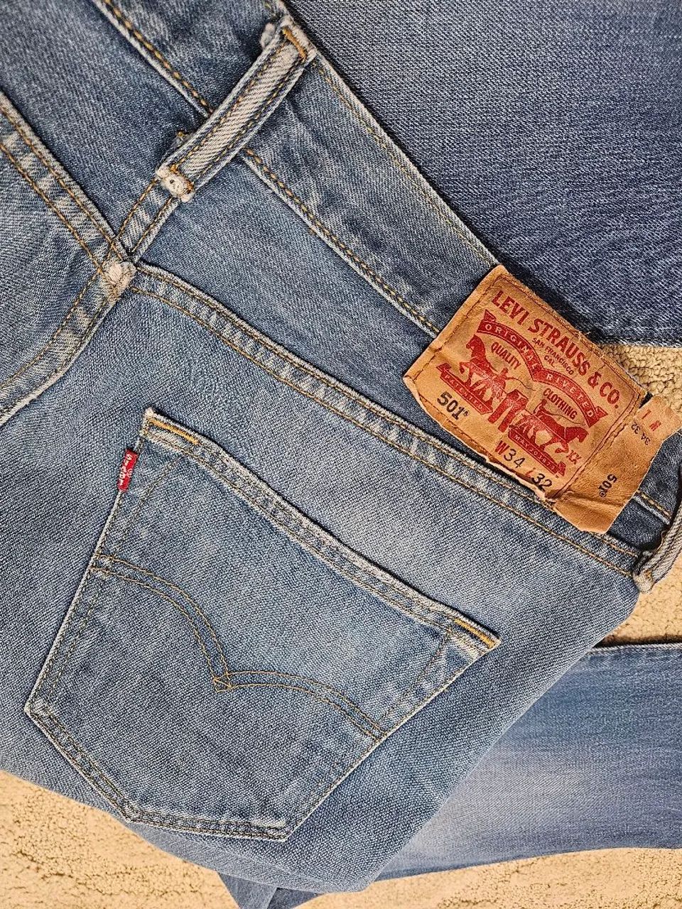 Calca jeans levis 501 - Foto 3