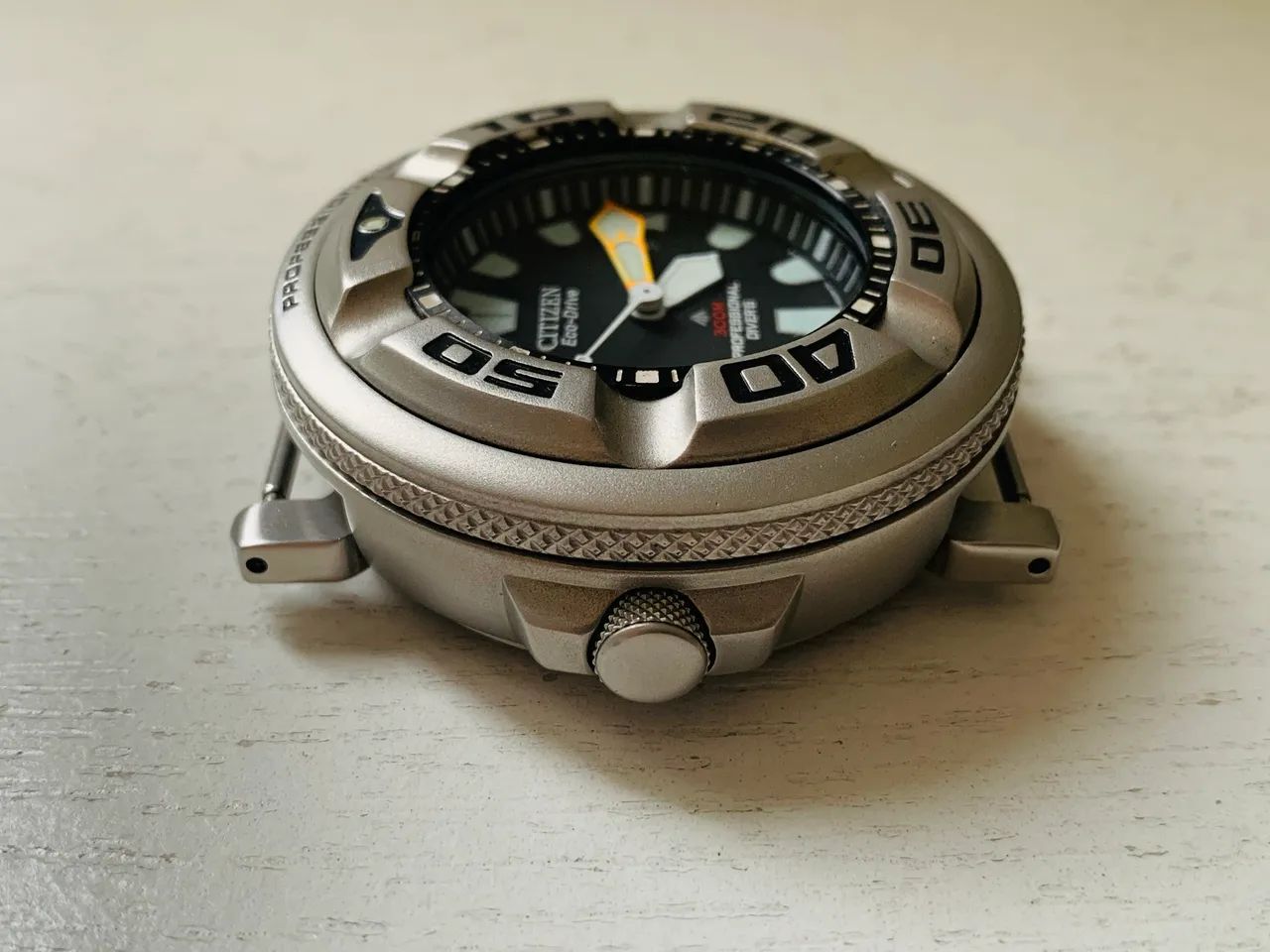 Relógio Citizen Ecozilla- Eco Drive - 300m - Diver - Modelo: BJ8050-08E   - Foto 4