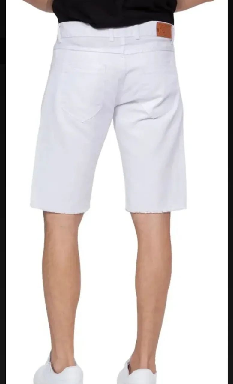 Bermuda branca masculina  - Foto 3