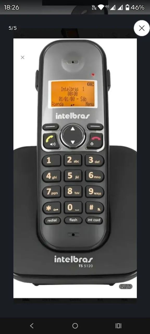 Kit telefone sem fio Intelbras  - Foto 3