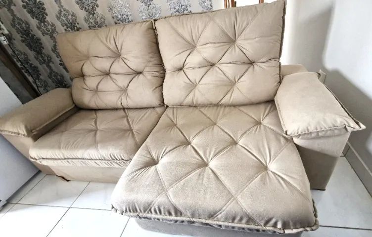 Sofá Retrátil e Reclinável NOVO - Foto 2