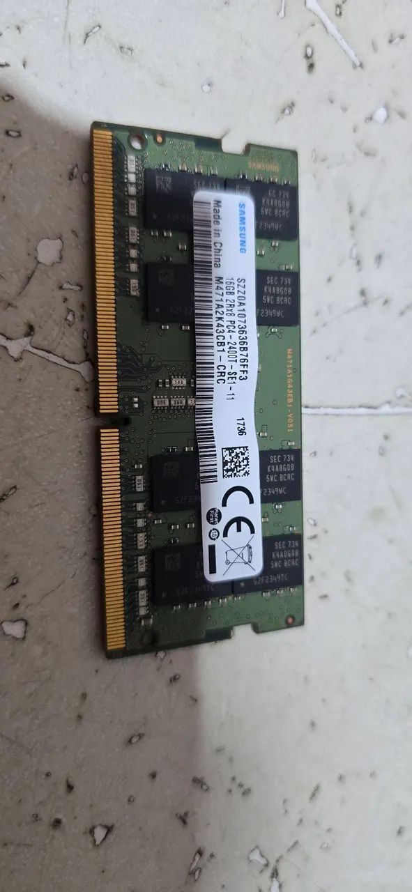 Memória DDR 4 16GB Notebook 