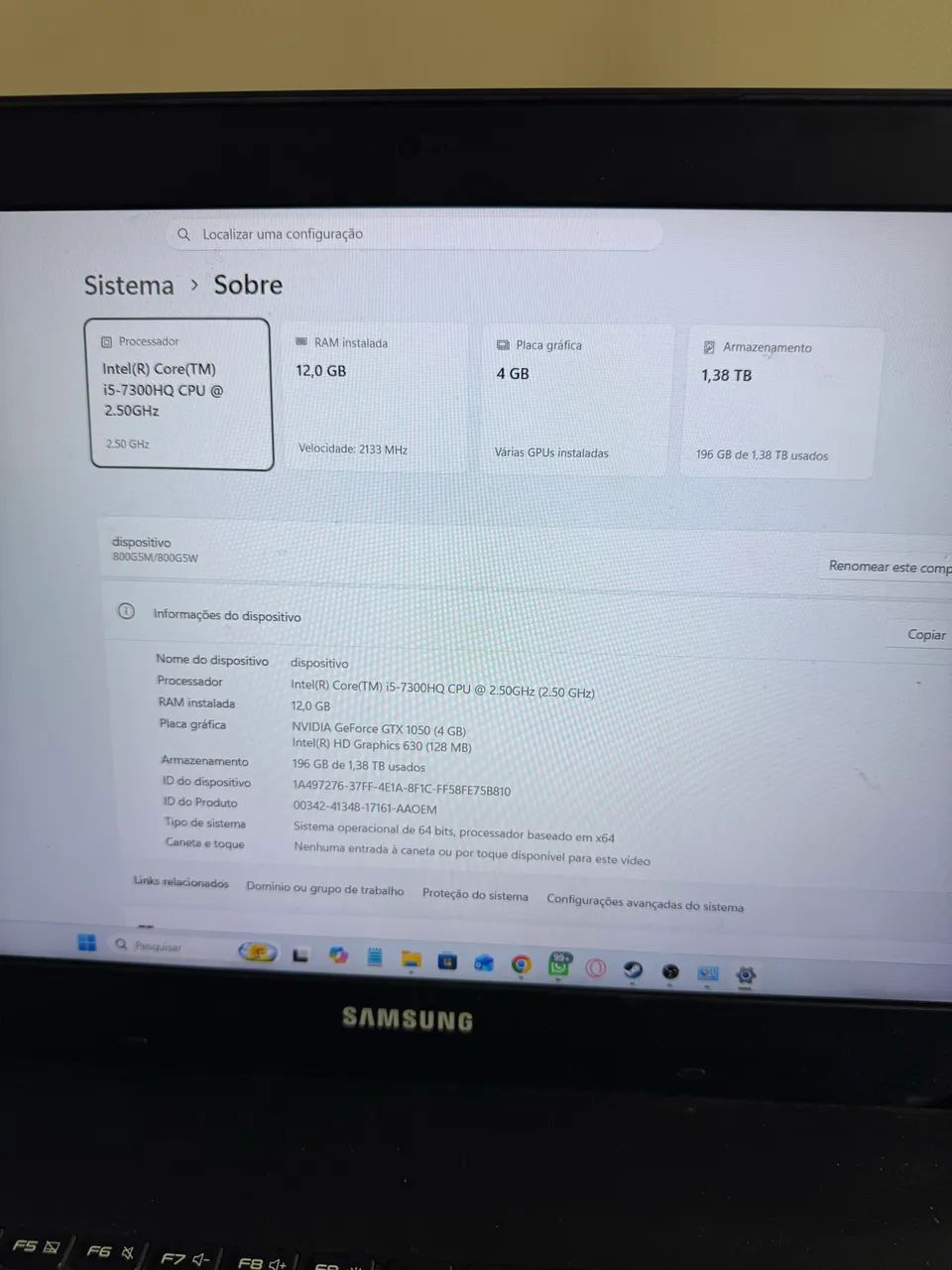 NOTEBOOK SAMSUNG ODYSSEY  - Foto 3