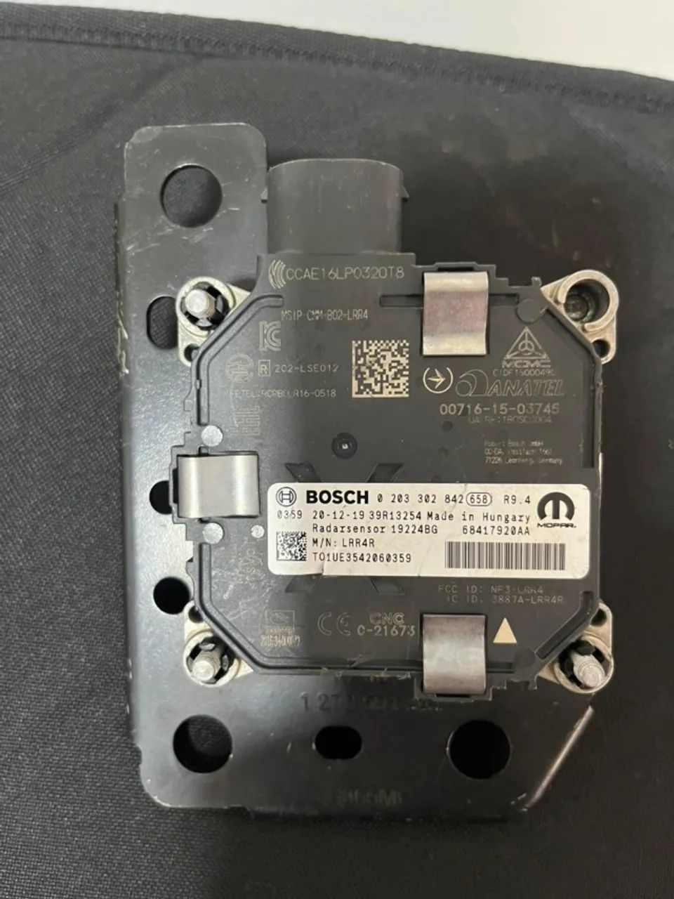 【動作確認済】 Carl Carl-6 G03-0228-46ID Modulo Sensor Radar Vel. Jeep Compass 16/ - 68417920aa - Peças