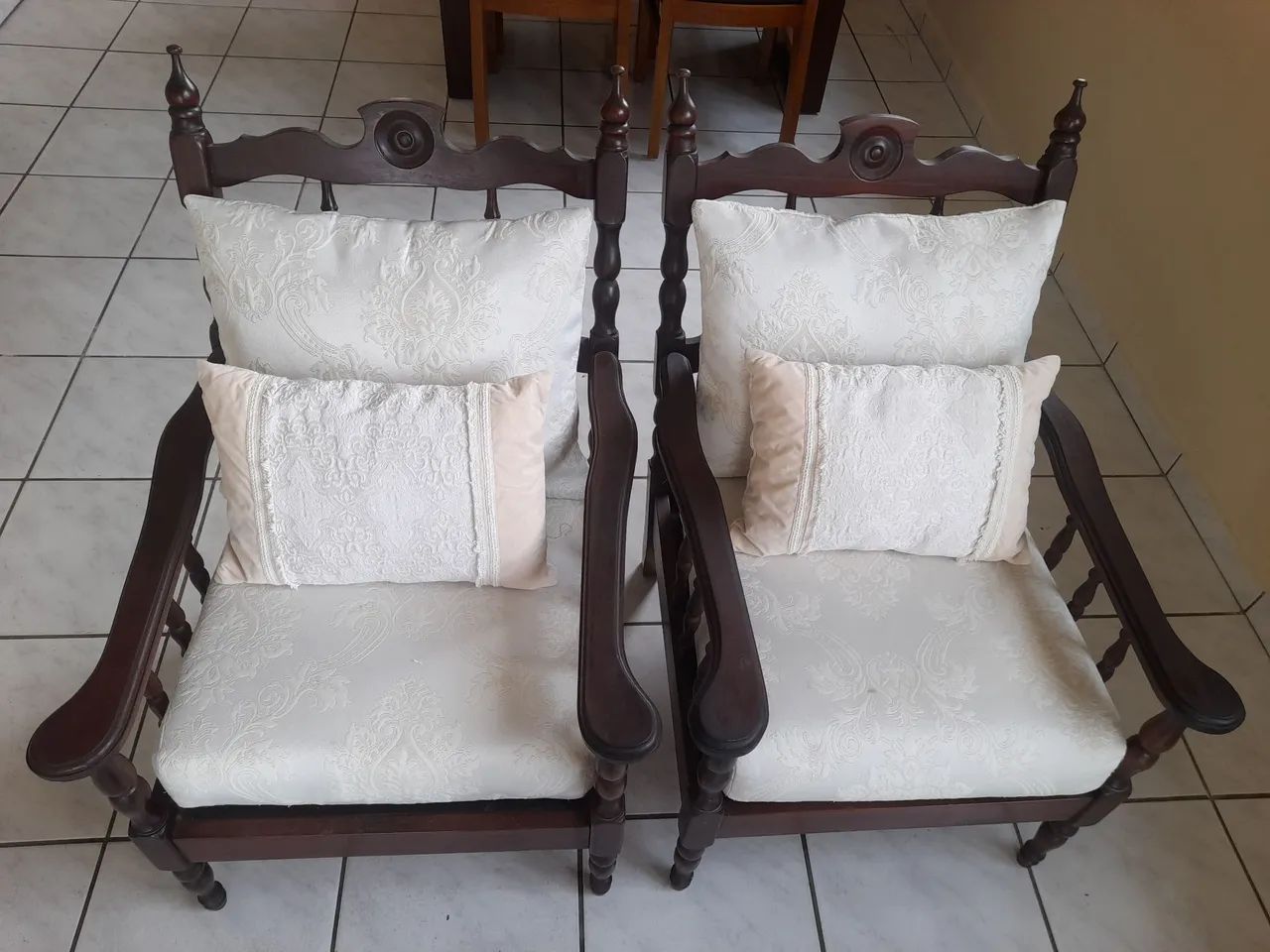 Conjunto de sofá colônial - Foto 3