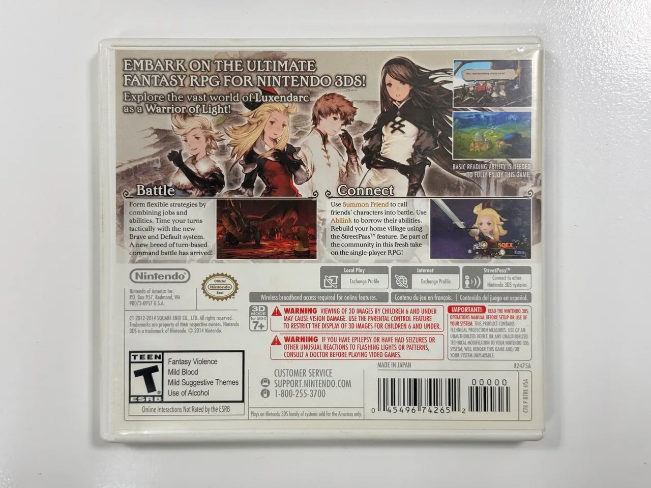 Bravely Default 3ds - Foto 2