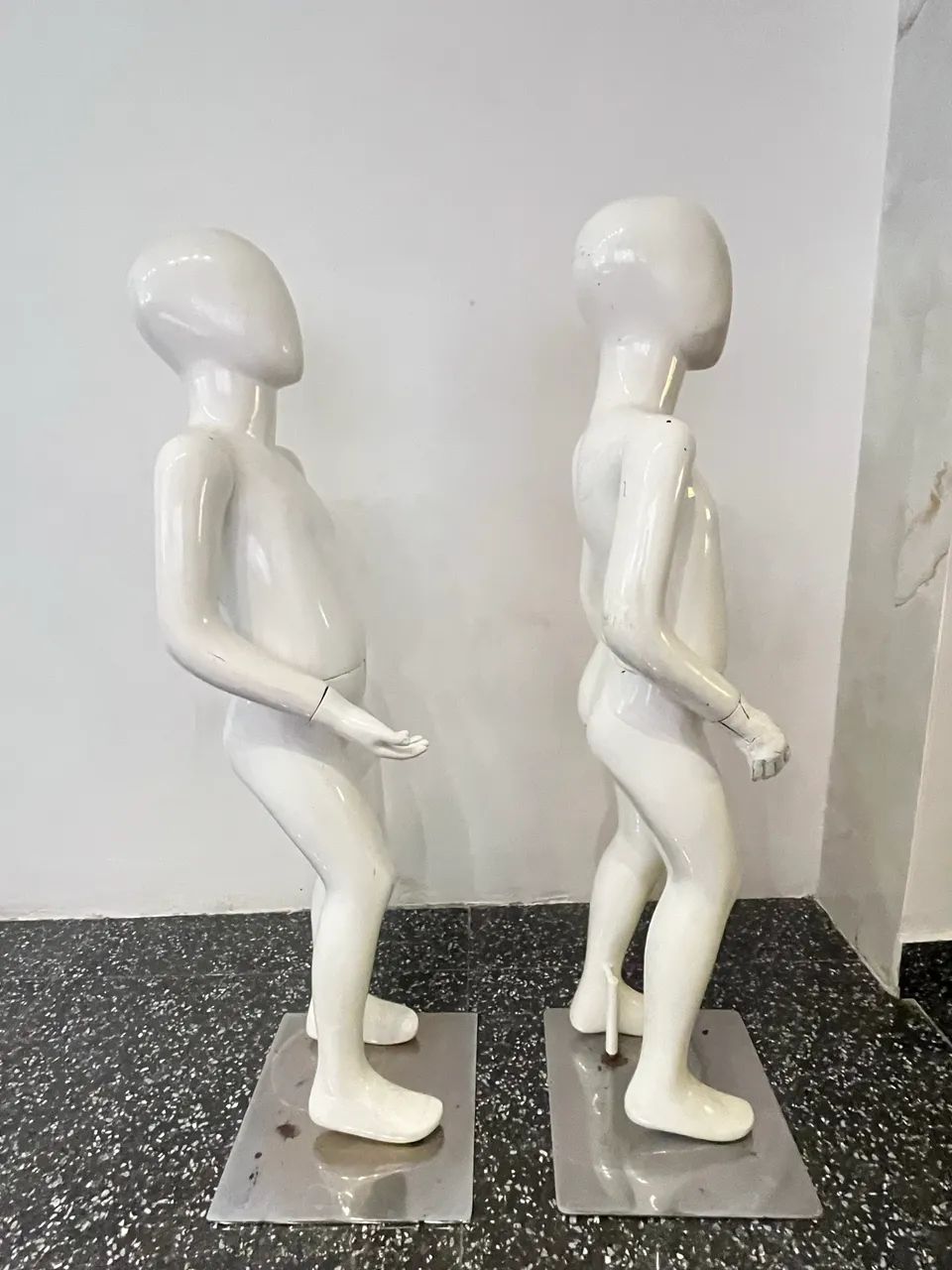 Manequim Corpo Inteiro Feminino e Masculino - Branco - Foto 2