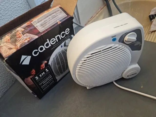 Aquecedor cadence 3 em 1