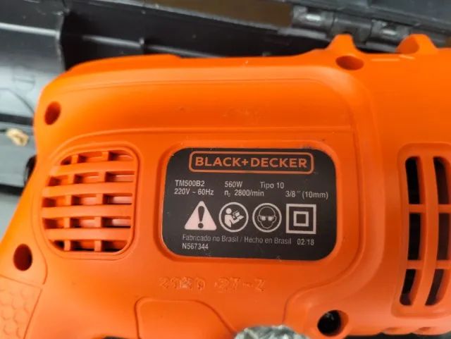Furadeira de Impacto 3/8" (10mm) 560W, 220V com Maleta - Foto 2