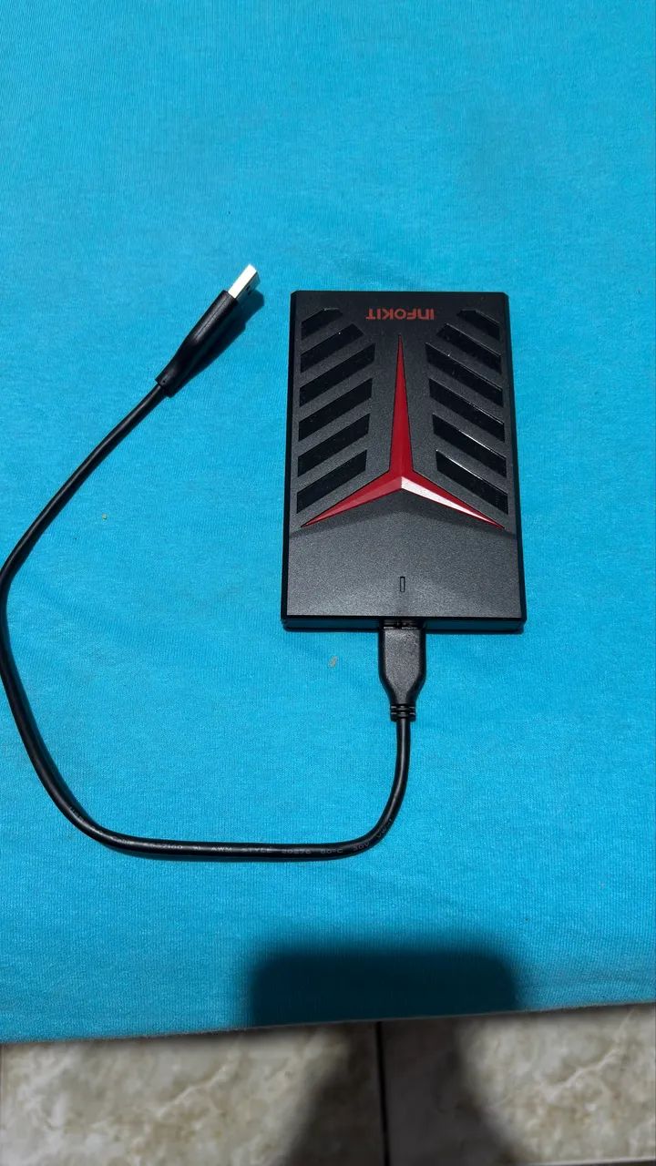 SSD Kingston A400 120GB + Case USB em Perfeito Estado
