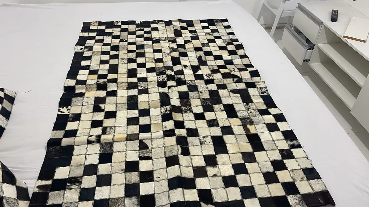 Tapete couro legítimo 