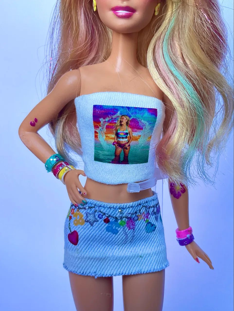 Boneca Barbie Zara Larsson customizada  - Foto 3