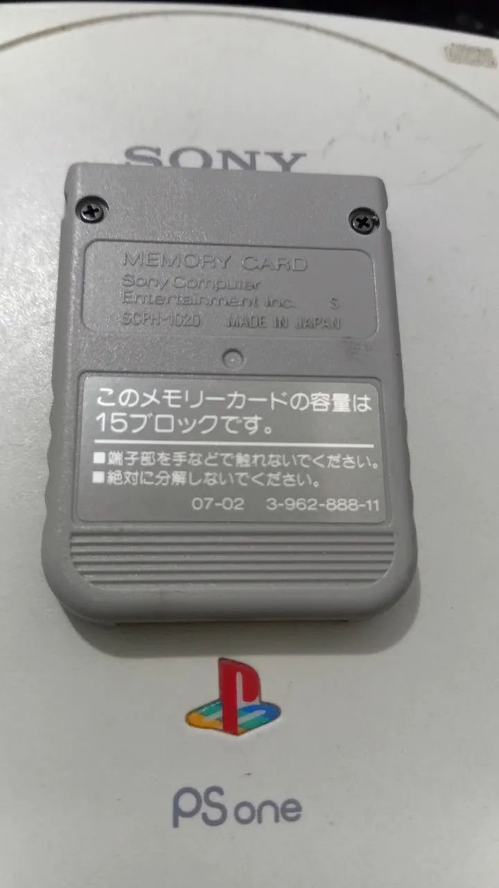Memory Card Ps1 Original com Case/Capinha  - Foto 2